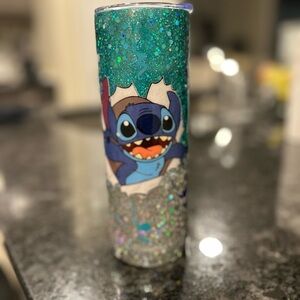 Stitch Glitter Tumbler